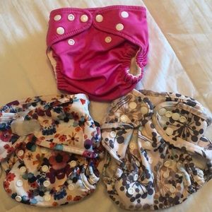 Bundle of diapers and liners